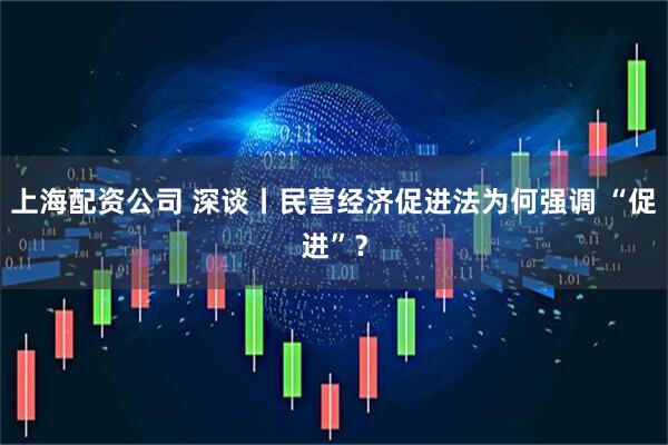 上海配资公司 深谈丨民营经济促进法为何强调 “促进”？